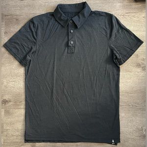 Smartwool Merino 150 Polo Tee Heather Gray Size Small